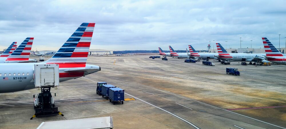 American Airlines Planes at CLT