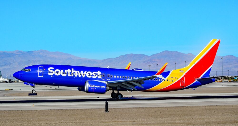 Southwest Airlines Boeing 737 taking off