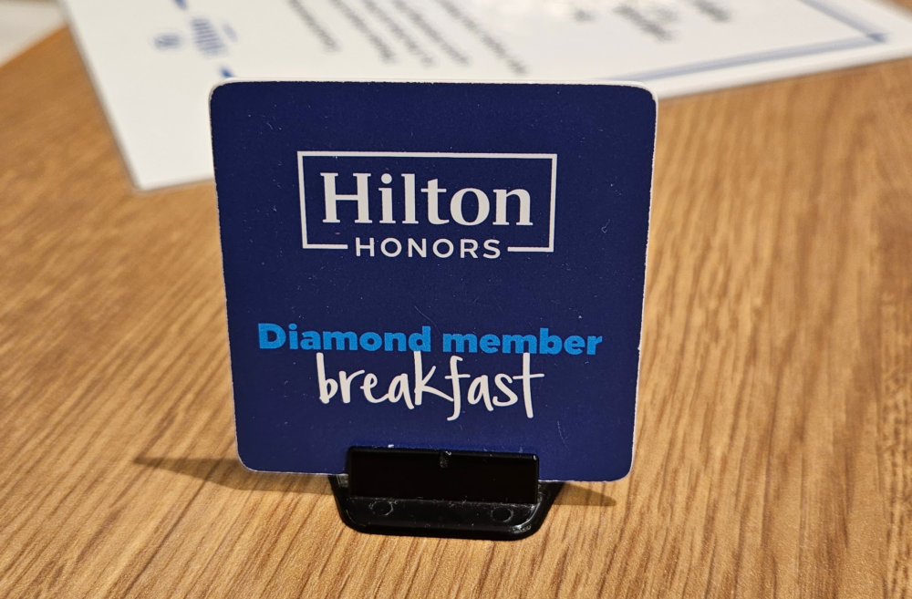 Hilton Breakfast for Elite Members